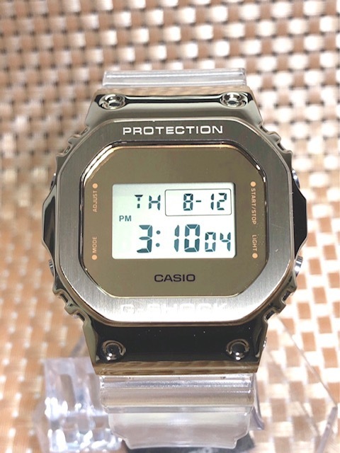 新品 CASIO カシオ 正規品 G-SHOCK ジーショック Gショック 腕時計 ゴールド スケルトン デジタル腕時計 多機能腕時計 防水 GM-5600SG-9_画像2