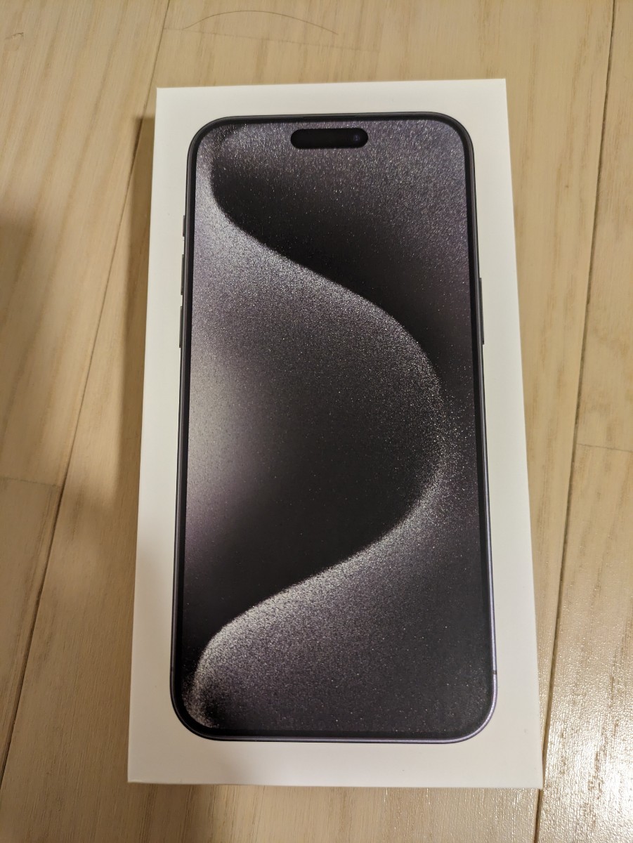 iPhone15　ProMAX　256GB　ブラックチタニウム　新品未開封　_画像1