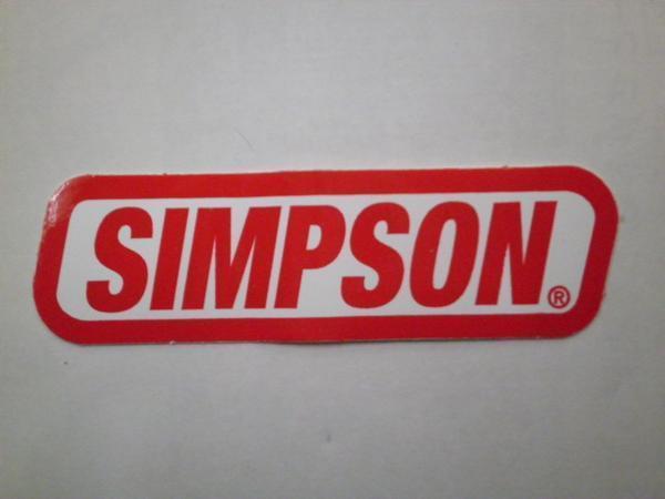 ＵＳＡ　ＳＩＭＰＳＯＮヘルメットステッカー　_画像1