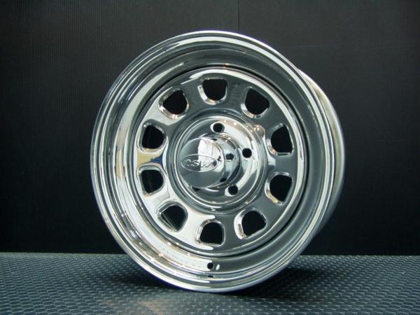 TSW DAYTONA クローム 15X7J+20 5穴114.3 ホイール4本セット　＜100系ハイエース/Y30/ハイラックス/130クラウンなどに＞_画像3