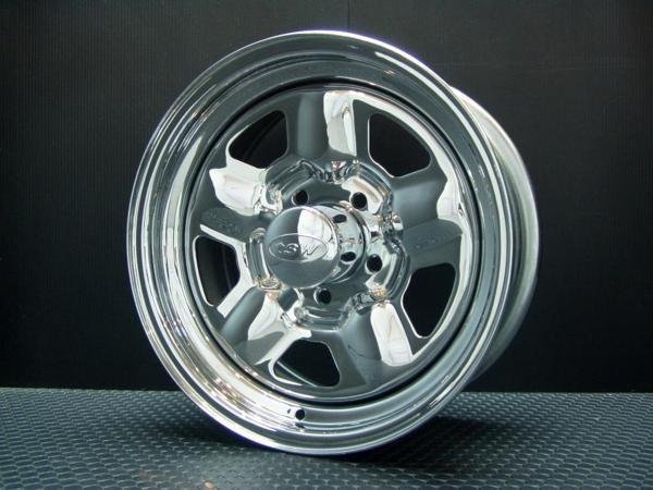 スター 15インチ タイヤホイールセット 4本 TSW STAR クローム 15X7J+20 5穴114.3 GOODYEAR ナスカー195/80R15_画像4