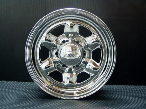 特価 TSW STAR クローム 16X7J+35 6穴139.7 TOYO H30 ホワイトレター 215/65R16C ホイールタイヤ4本セット (ハイエース200系)_画像3