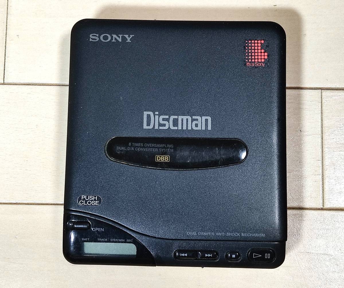 ■　SONY Discman D-66 ディスクマン ポータブルCDプレーヤー　■_きれいですが通電せず