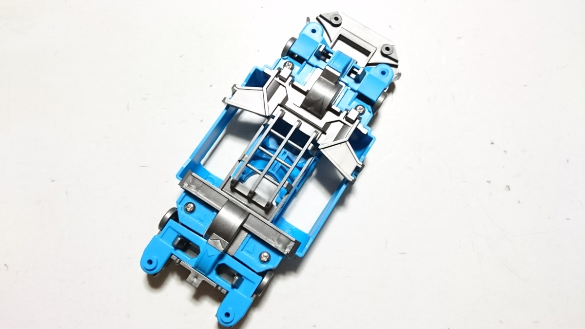 Mini 4WD運費免費MS Flexible Blue＆Silver官方 原文:ミニ四駆 送料無料 MSフレキ 加工 ブルー&シルバー 公式 