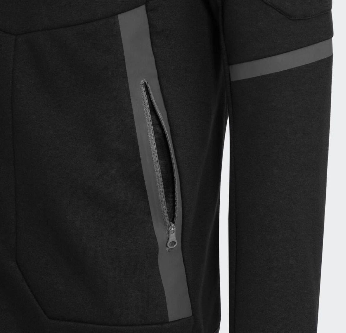 [ новый товар стандартный товар ] Adidas adidas Parker брюки 4XO[5XL] верх и низ в комплекте полный Zip выставить черный 