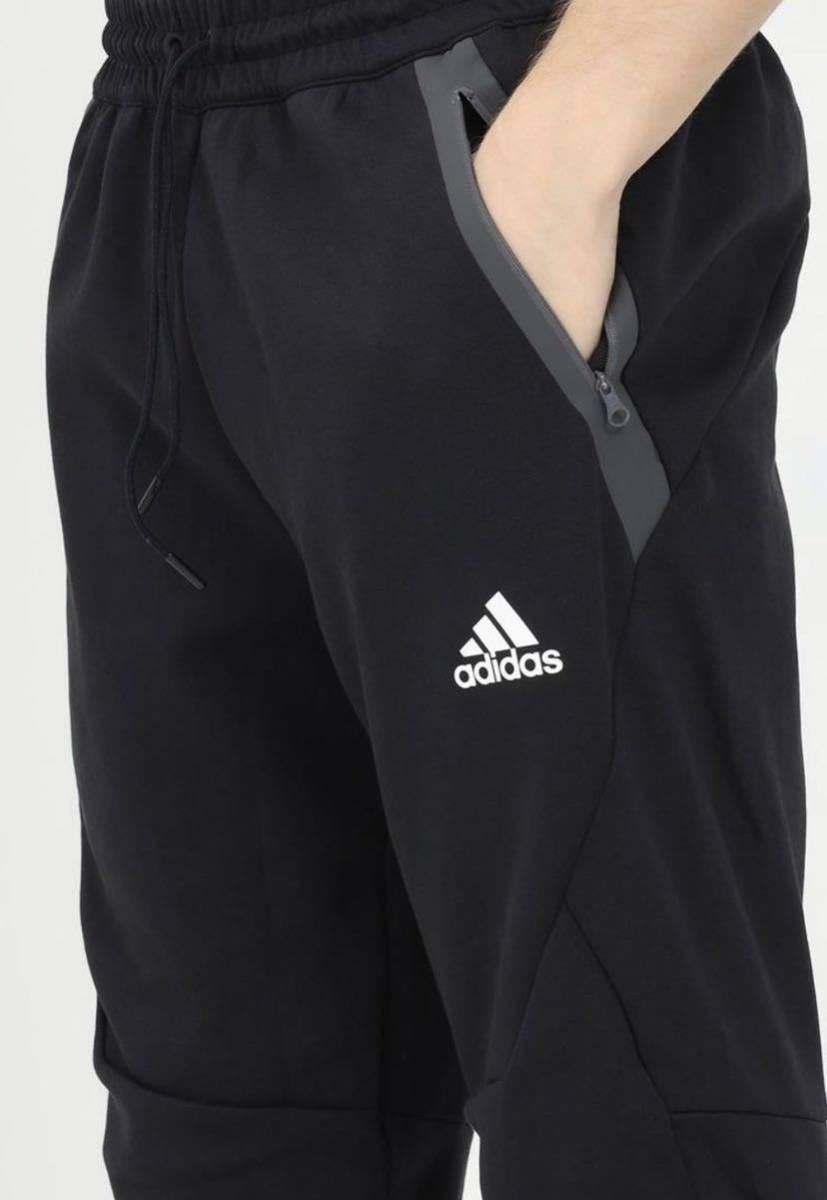 【新品 正規品 】アディダス adidas パーカー パンツ 4XO【5XL】上下セット フルジップ セットアップ ブラック