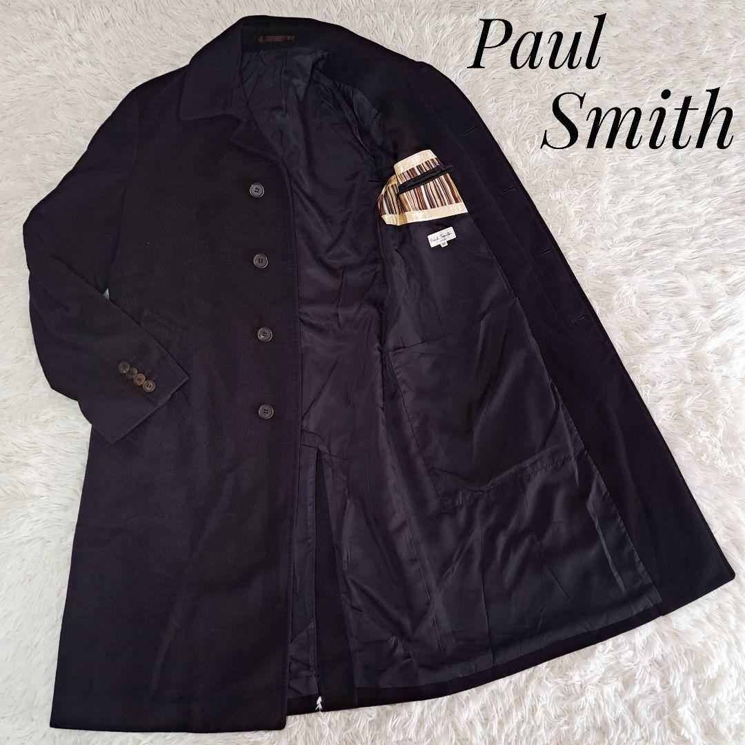 国産品 ポールスミス Smith Paul アンゴラ100%マルチストライプ