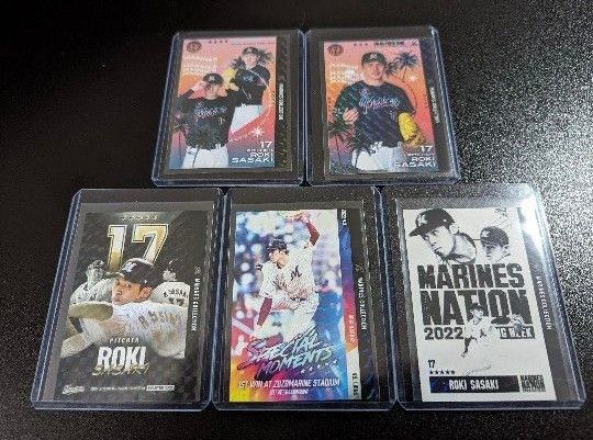 千葉ロッテマリーンズ 佐々木朗希 リアルトレカ マリーンズコレクション