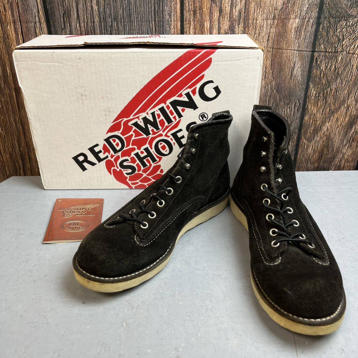 REDWING LINEMAN レッドウィング ラインマン 2900 US9D 27cm 黒