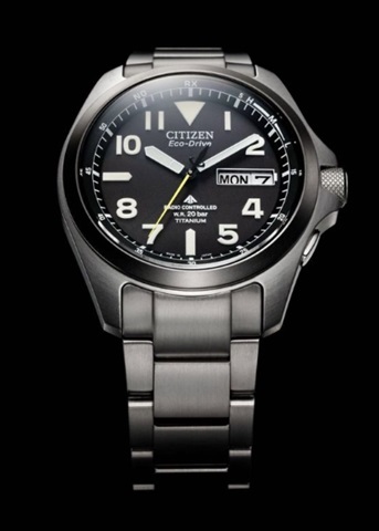 シチズン CITIZEN 腕時計 PROMASTER プロマスター エコ・ドライブ 電波時計 ランドシリーズ PMD56-2952 ブラック メンズ_画像6