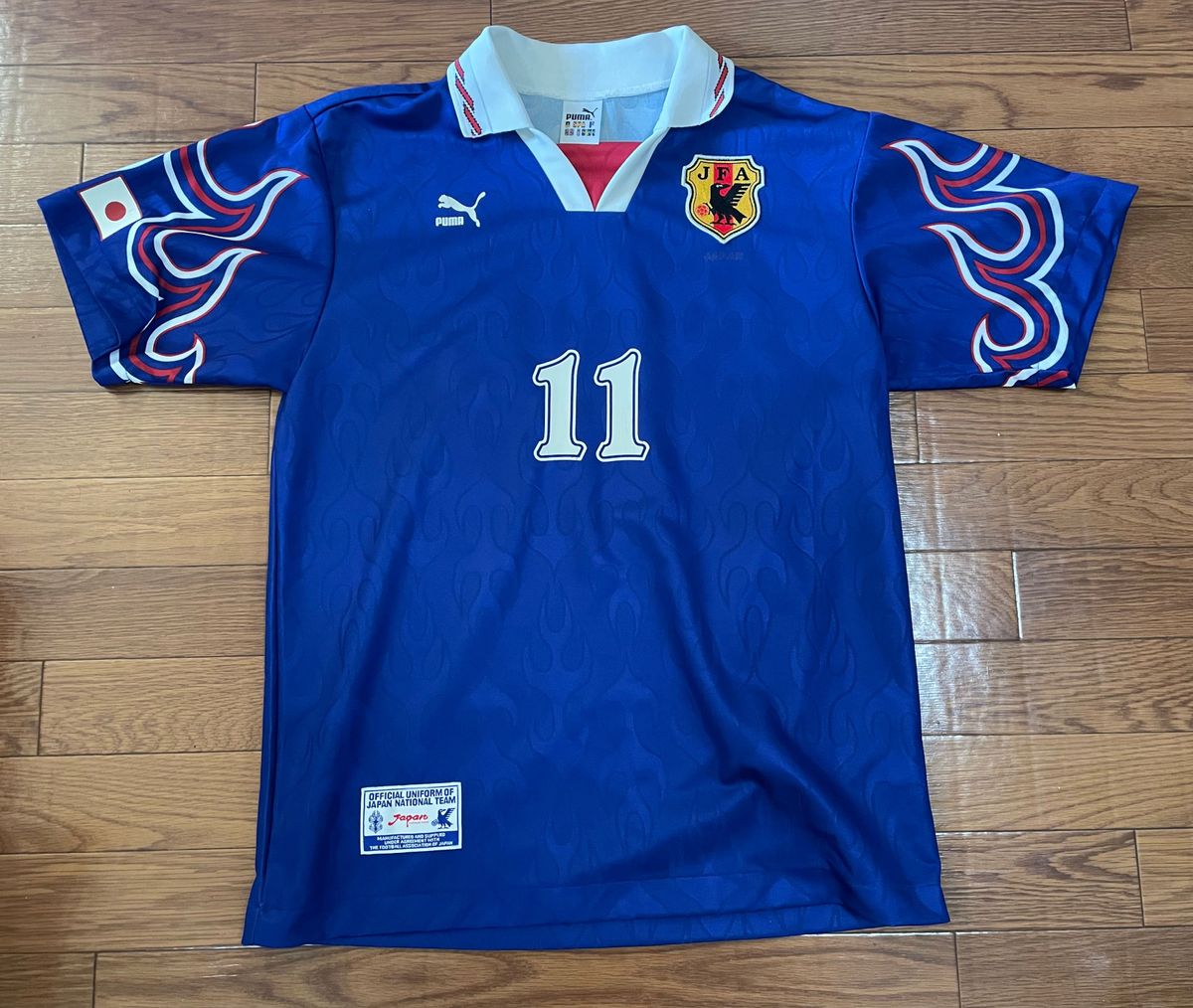 日本代表 ユニフォーム 1996-1997 11 カズ 三浦知良 プーマ 日本代表 ユニフォーム 1996-1997 11 カズ 三浦知良 プーマ