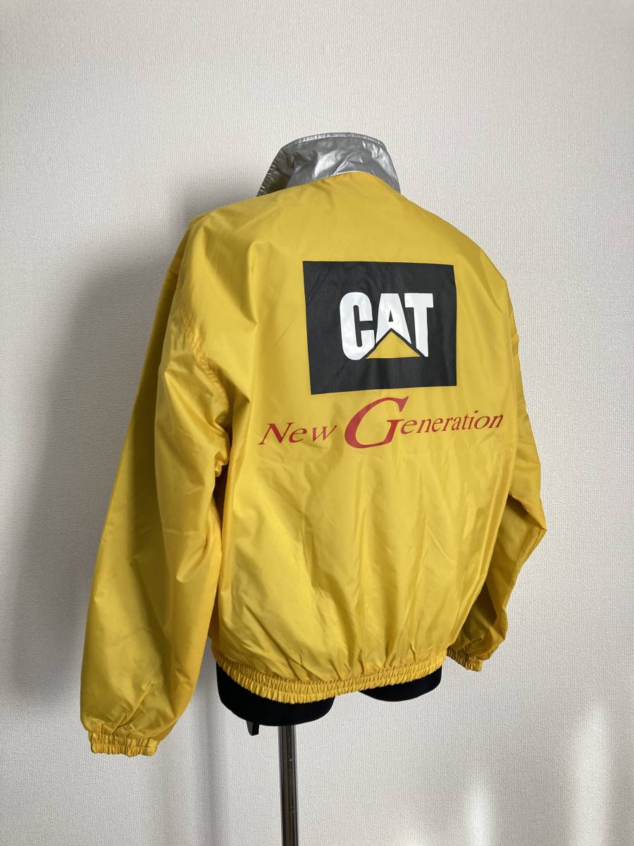 [CATERPILLAR] nylon jacket M corresponding CA T-back Logo New Generation new model hydraulic excavator building machine rare unused not for sale Japan Caterpillar 