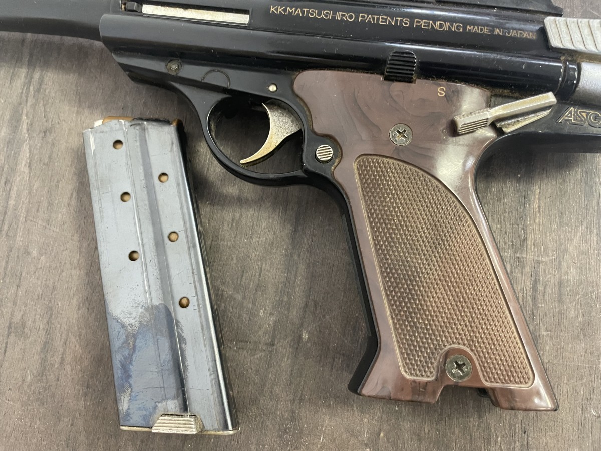 KK.MATSUSHIRO マツシロ SS AUTOMAG CUSTOM オートマグ カスタム マグナム エアガン モデルガン ミリタリー 日本製 現状品 (1)_画像6