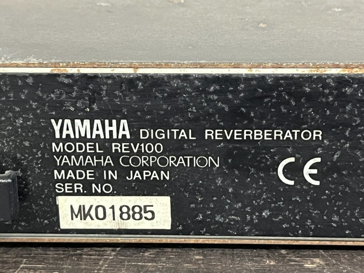 【 完動品 】 YAMAHA ヤマハ REV100 デジタルリバーブレーター PA機材 音響機器 PA機器 専門店で動作確認済み_画像2