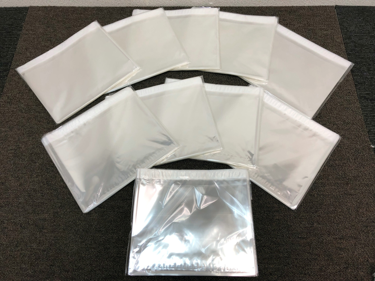 同梱発送可 新品 オルパ B5用 OPP袋 テープ付き 透明袋 1パック1000枚入 サイズ:幅270×長さ195+フタ40(㎜) ■7_画像3