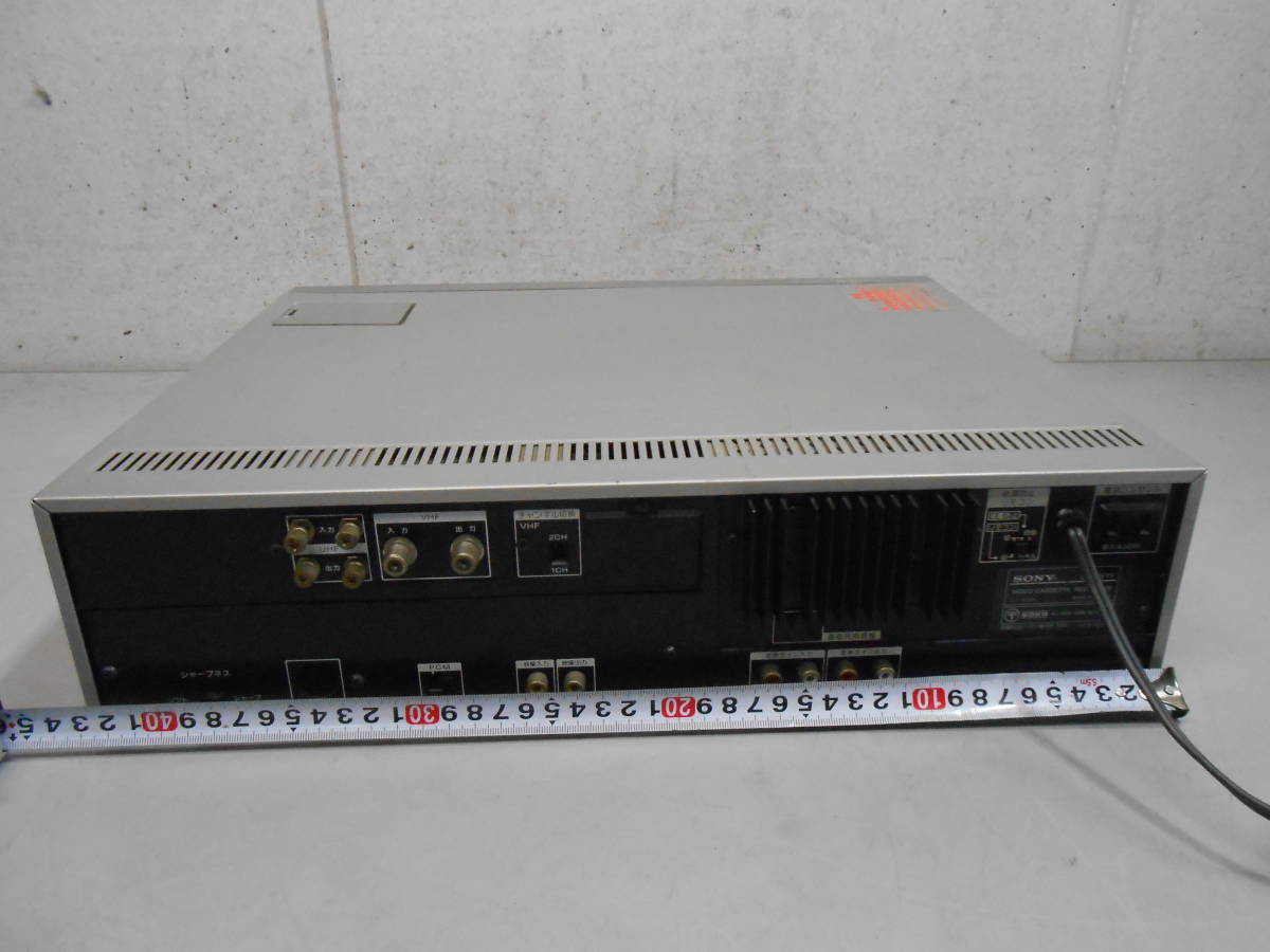 ☆SONY SL-HF77 Betamax Betahi-fi ソニー ベータビデオデッキ ビデオカセットレコーダー！140サイズ発送_画像4