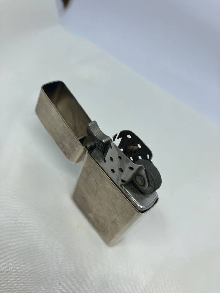 ZIPPO ジッポ STERLING スターリングシルバー 1993年 USA オイルライター 火花確認　c60/11c_画像5