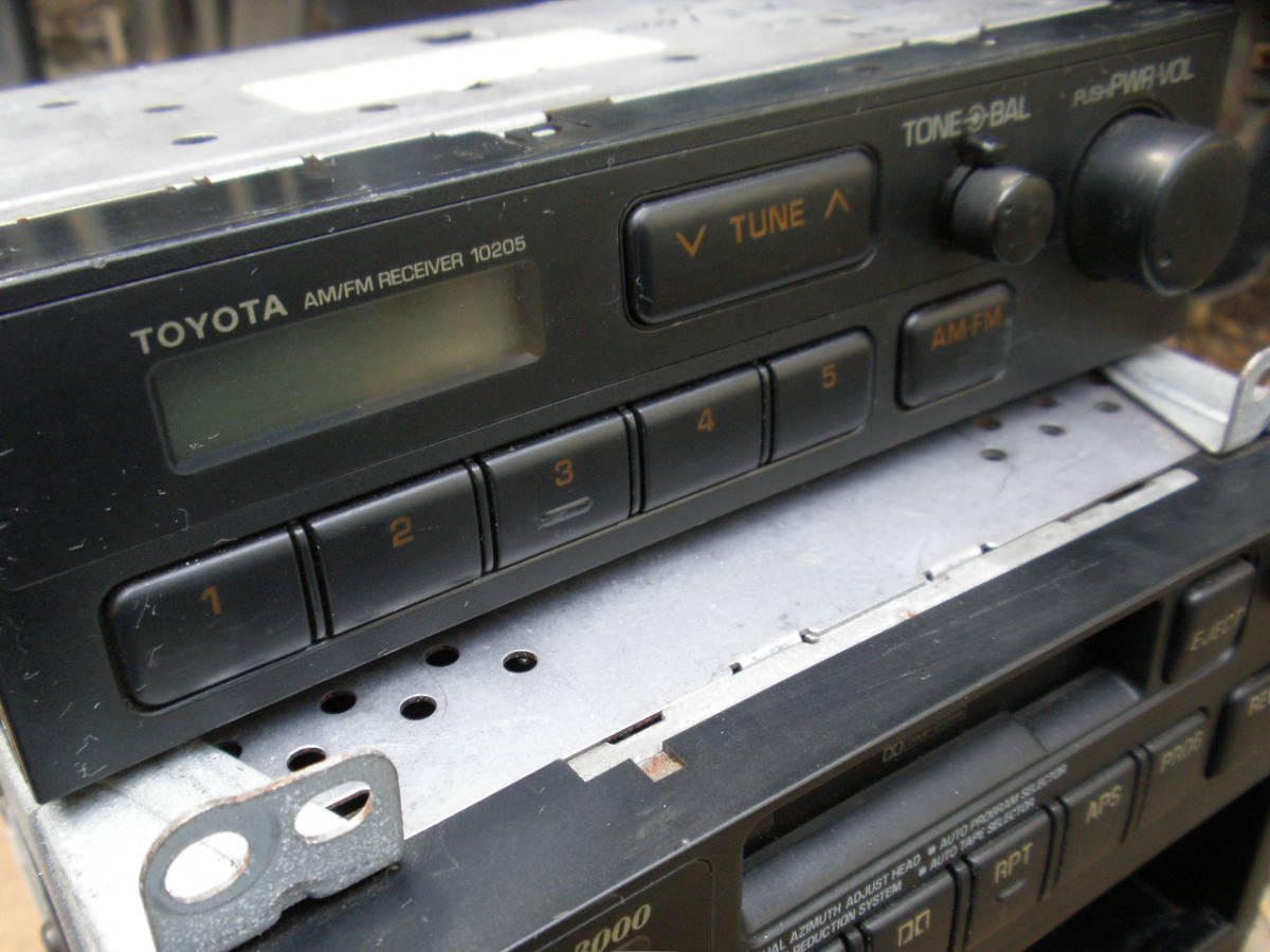 TOYOTA AE100 カローラ/スプリンター トヨタ純正 FM/AMラジオ TOYOTA AE100 カローラ/スプリンター トヨタ純正 FM/AMラジオ