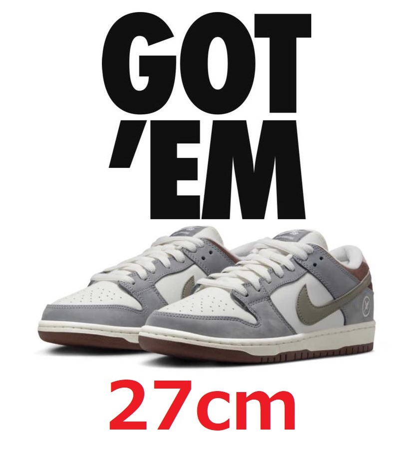 即決送料込【新品未使用】27cm US9 Yuto Horigome Nike SB Dunk Low Pro QS Wolf Grey ナイキ ダンク グレー 堀米 雄斗 FQ1180-001 d_画像1