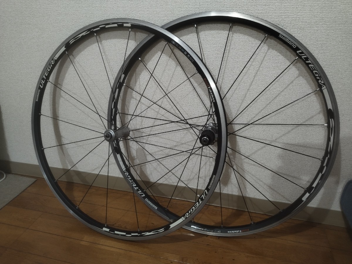 SHIMANO WH-6700 ULTEGRA 622×15 チューブレス 前後ホイール ロードバイク 700c_画像1