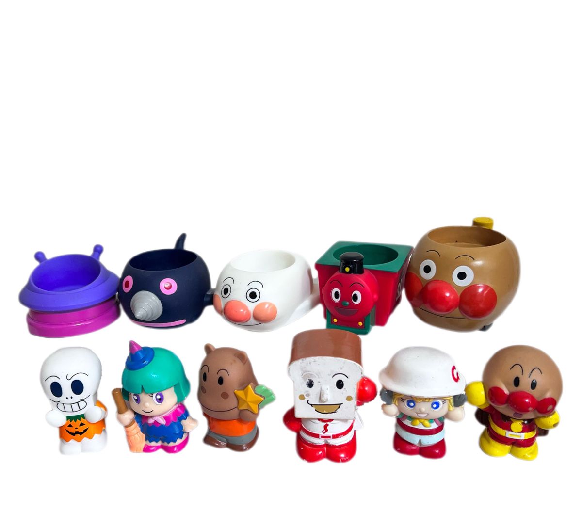 アンパンマン 指人形 ソフビ アンパンマン乗り物 レア 昭和