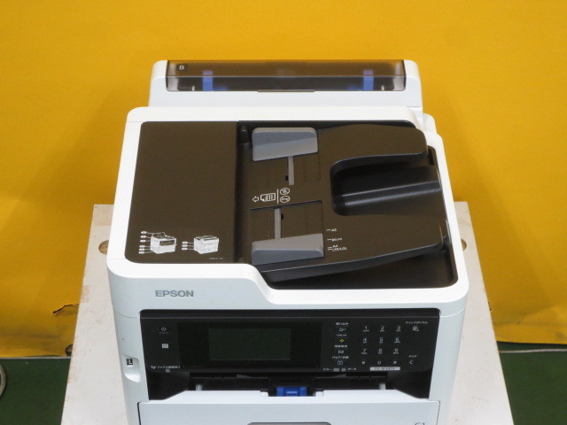 [A18392]★送料無料★EPSON PX-M380F A4 モノクロインクジェット複合機 コピー/FAX/プリンタ/スキャナ ◆無線ＬＡＮ◆IP03KA/IP03KB _画像2