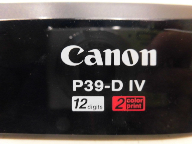 [A18296] Canon P39-D IV electronic desk count machine V present condition goods electrification verification only 