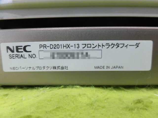 [A18540] NEC MultiImpact 201MA ラウンド型 ドットプリンター フロントトラクタフィーダ、後方スタッカー付き パラレル接続_画像8