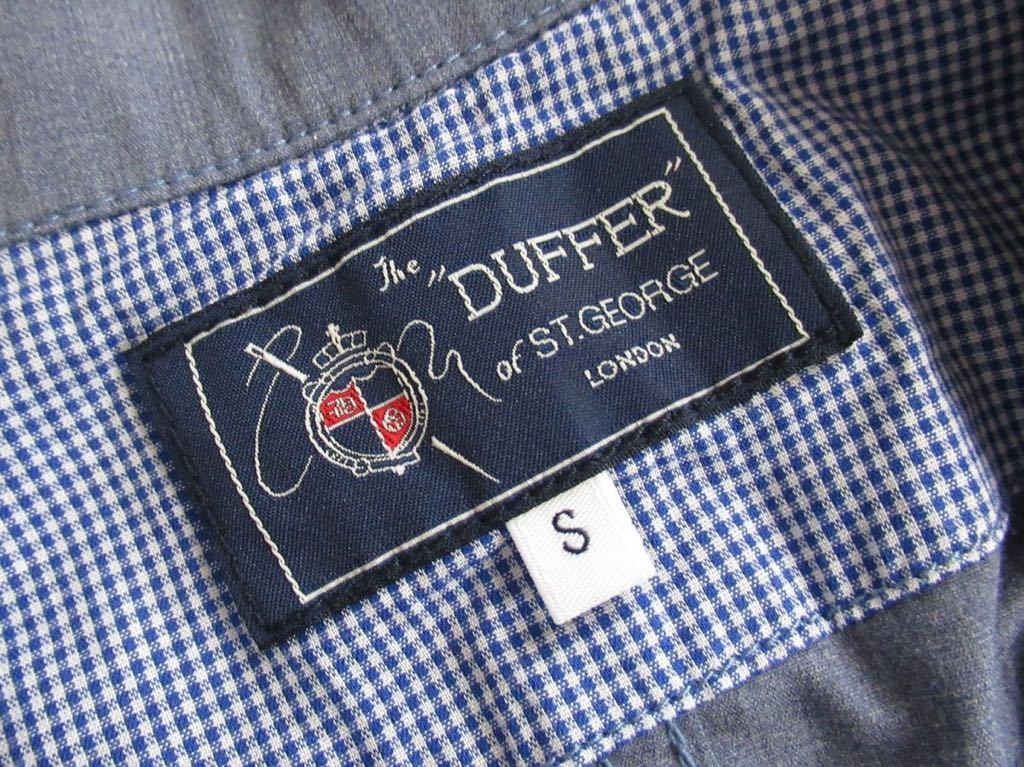 DUFFER of ST.GEORGE 刺繍 デザイン テーラード ジレ ベスト トップス Sサイズ ダファーオブセントジョージ メンズ トラッド 日本製_画像7