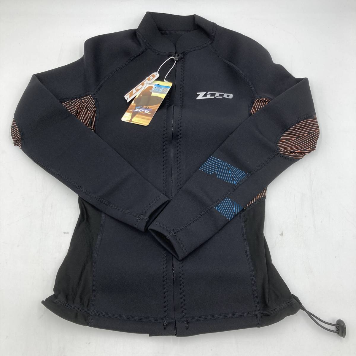【タグ付き】ZCCO ウェットスーツ レディース 1.5mm 長袖 ジャケット フロントジッパー XSサイズ/Y12670-A2_画像2