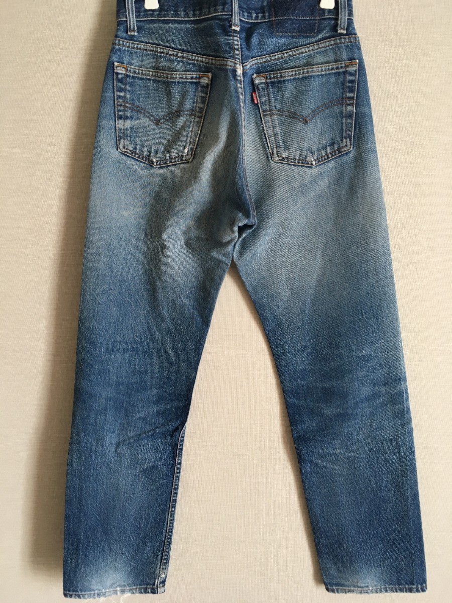 Levi's 501xx W30L34 ハチマル ナイロンフット 鬼ヒゲ ビンテージ 80s_画像3