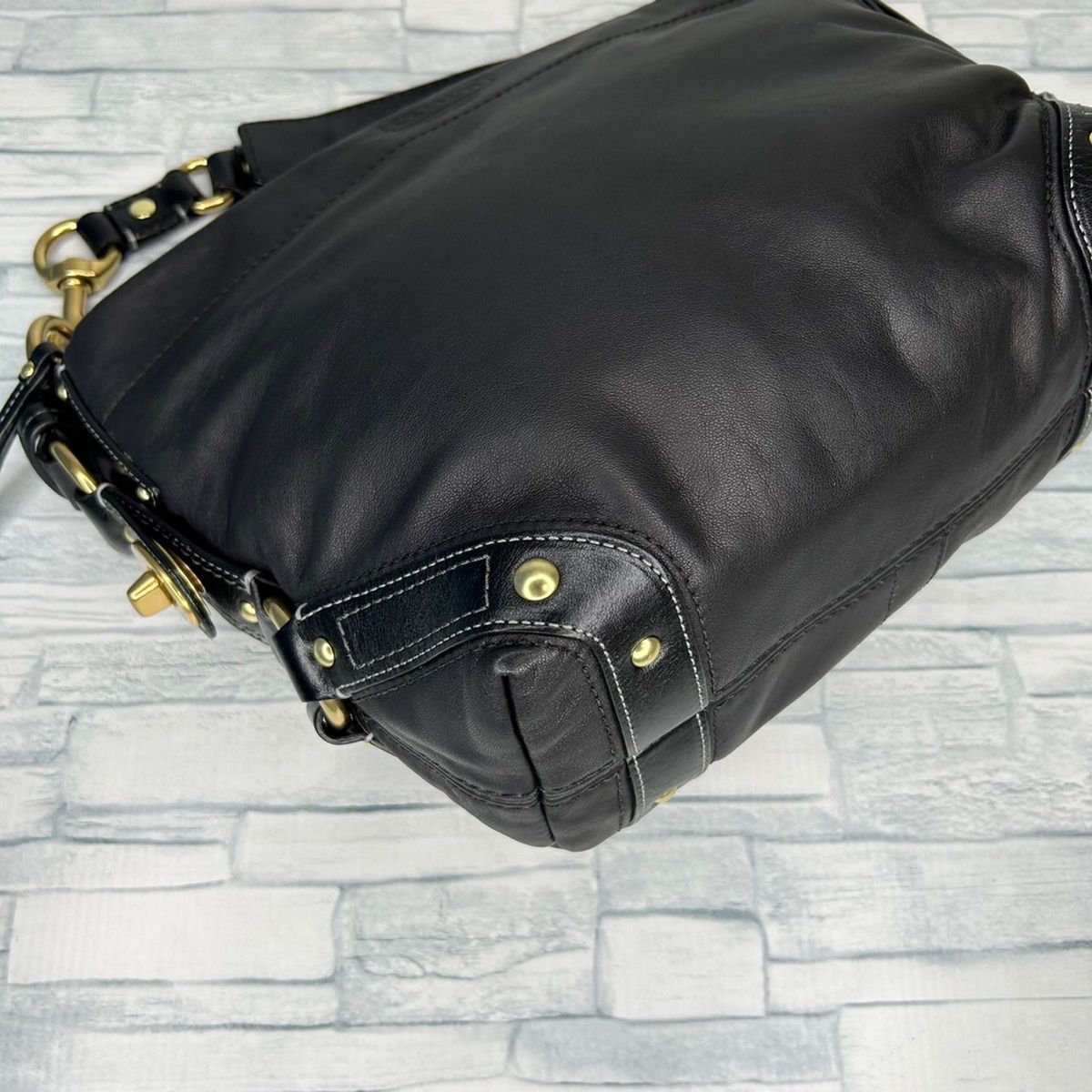 COACH コーチ レザー ショルダーバッグ ハンドバッグ|Yahoo!フリマ
