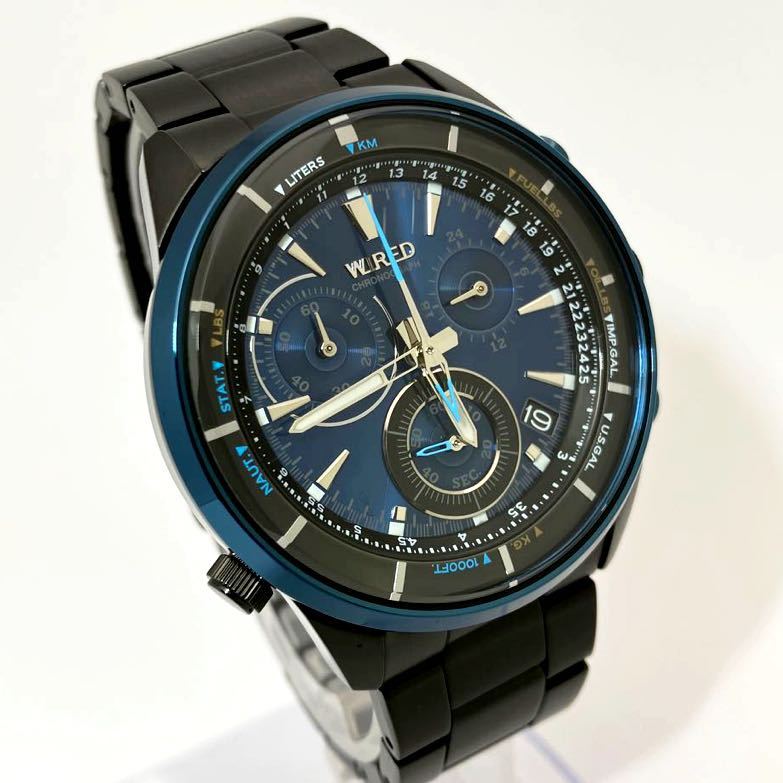 美品 電池新品 送料込 セイコー SEIKO ワイアード WIRED クロノ 美品 電池新品 送料込 セイコー SEIKO ワイアード WIRED クロノ