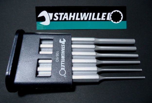  superior article half-price Stahlwille stabi re-108/6D flat line pin punch set stand attaching 