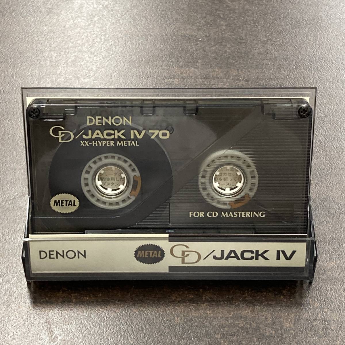 0713 DENON JACK IV 70分 メタル 1本 カセットテープ/One DENON 70 Type IV Metal Position Audio Cassette_画像1