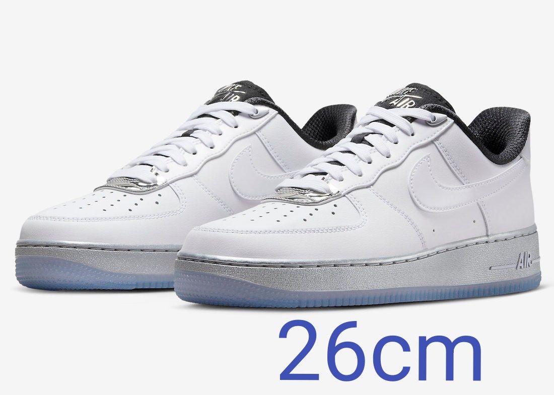 新品】Nike Air Force 1 07 SE White Chrome エアフォースワン 新品】Nike Air Force 1 07 SE White Chrome エアフォースワン