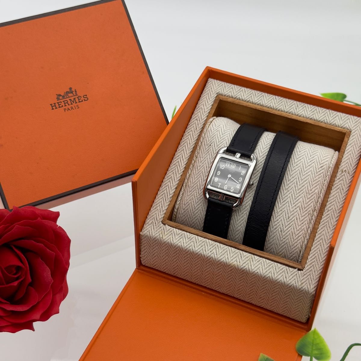未使用級 HERMES エルメス ケープコッド ドゥブルトゥール 未使用級 HERMES エルメス ケープコッド ドゥブルトゥール
