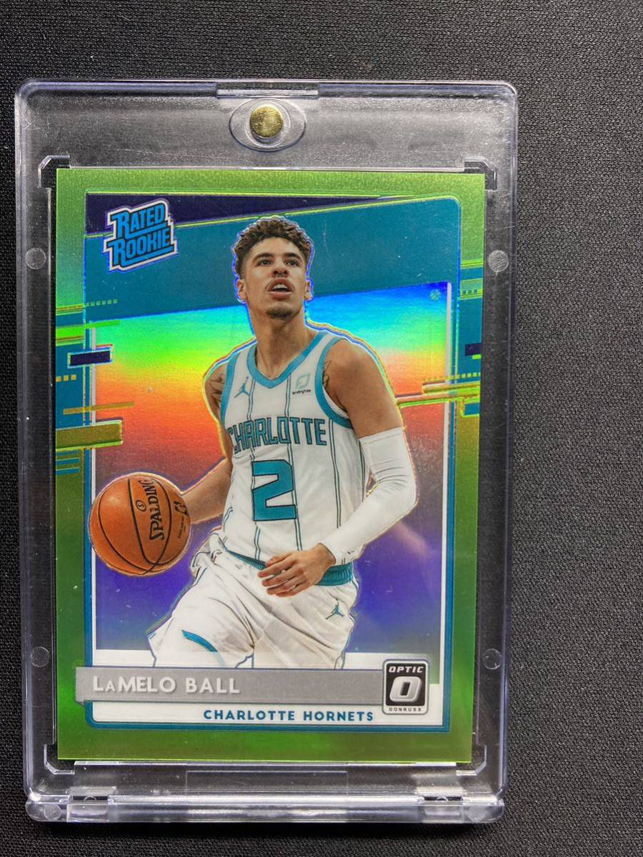 Lamelo ball 149シリrookie lime green donruss optic_画像1