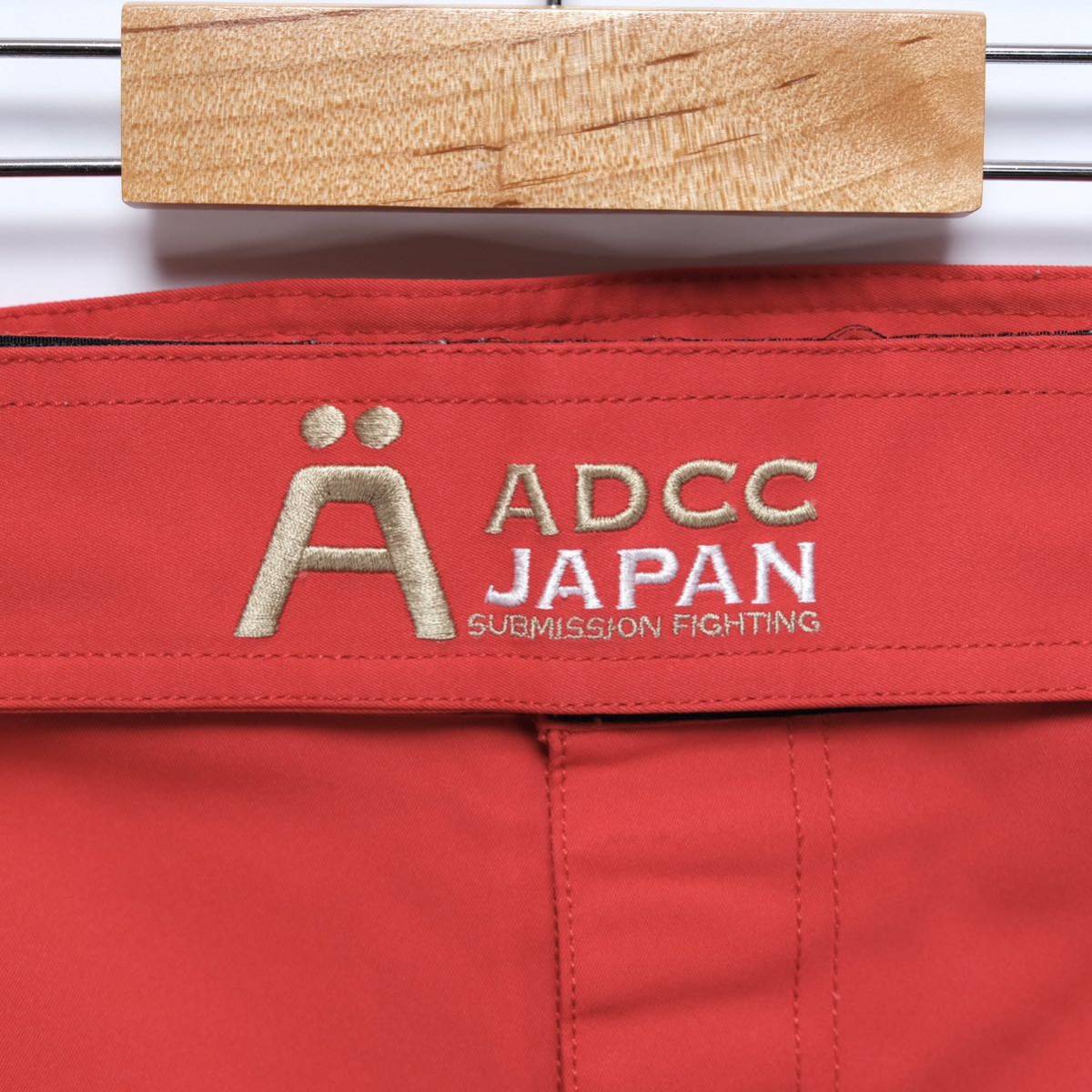 【送料無料】ISAMI(イサミ)/ADCC JAPAN/ストレッチバトルパンツ/ファイトショーツ/ウエストサイドゴム/レッド/XLサイズ_画像3