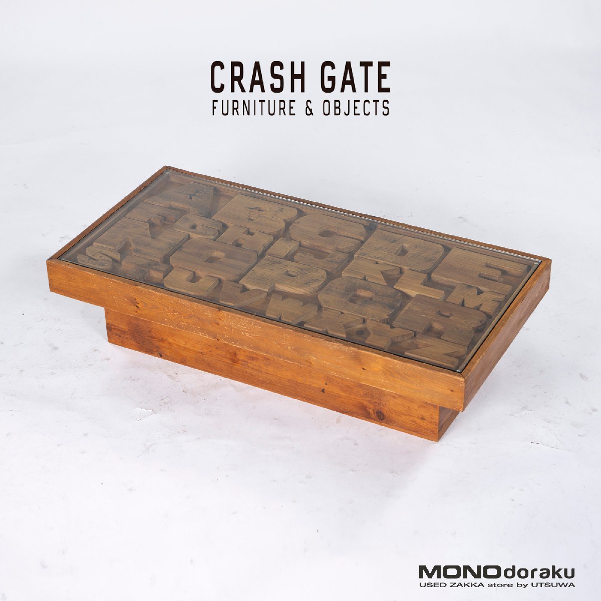 クラッシュゲート ノットアンティークス センターテーブル CRASH GATE Knot antiques ABCリビングテーブル 古材 ヴィンテージ_画像1