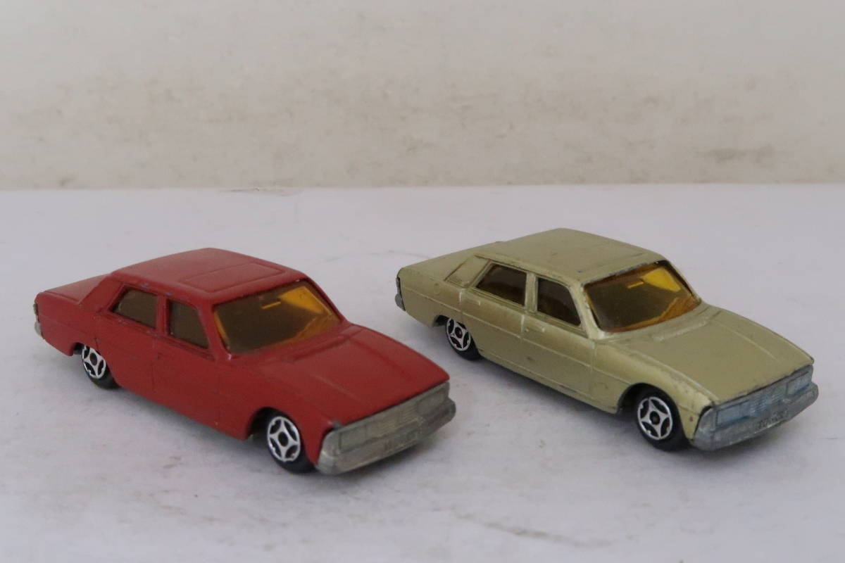 norev mini-jet PEUGEOT 604 プジョー 箱無 2台 1/66? フランス製 ロレ_画像3