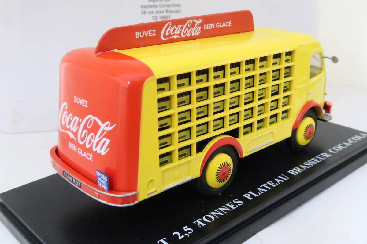 Hachette RENAULT 2.5TONNES Coca-Cola コカコーラ トラック 1/43 バングラディシュ製 ニシレ_画像4