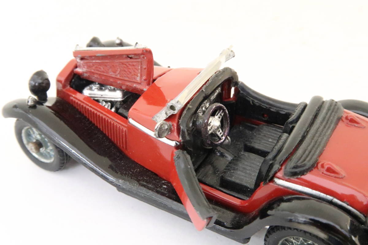 POLITOYS ALFA ROMEO QUATTRORUOTE アルファロメオ ザガート 欠品 箱無 1/43 イタリア製 ナコ_画像5