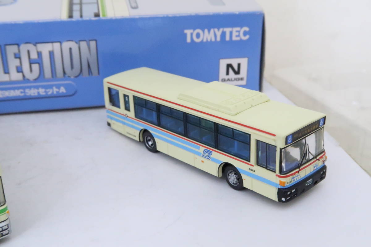 / TOMYTEC バスコレクション 西日本車体96MC 5台セット 東京/川崎/京都/大阪/佐世保 1/150 Nスケール 箱付 イレレ_画像6