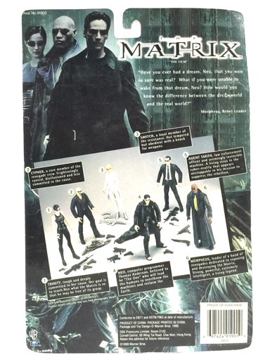 マトリックス THE MATRIX THE FILM ネオ NEO アクションフィギュア 未開封品 保存箱付き_画像2