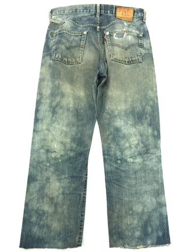 リーバイス 503B サイズ W32 L34 ダメージ加工 パッチワーク デニム ボトムス ボタン ポケット メンズ Levi's_画像2