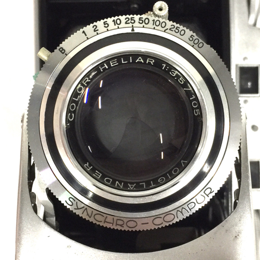 1円 Voigtlander BESSA II COLOR-HELIAR 1:3.5/105 蛇腹カメラ 中判