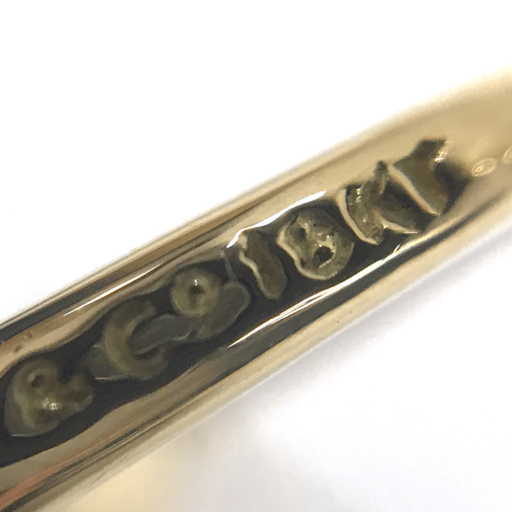 ティファニー ダブルループ ネックレス エルサペレッティ K18 ゴールド 約41cm 約3.9g 新品仕上げ QS112-55_画像7