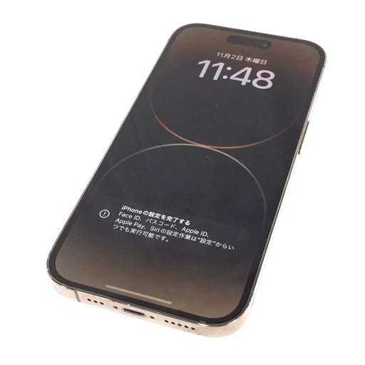 1円 SIMフリー Apple iPhone14 Pro MQ223J/A 512GB ゴールド スマホ 本体_画像1