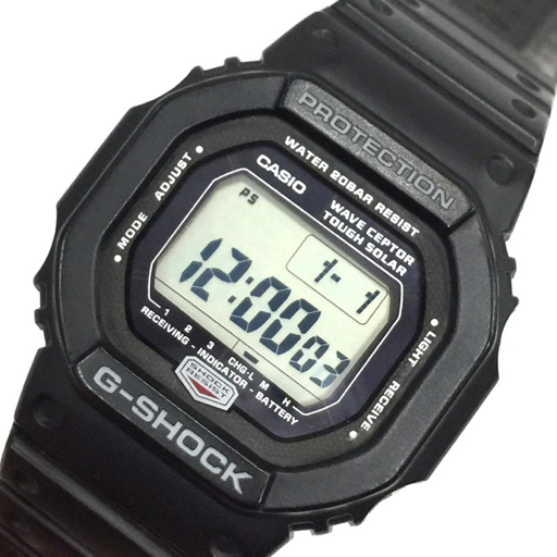 カシオ Gショック ウェーブセプター タフソーラー 腕時計 GW-5600J メンズ ブラック系 ファッション小物 G-SHOCK_画像1